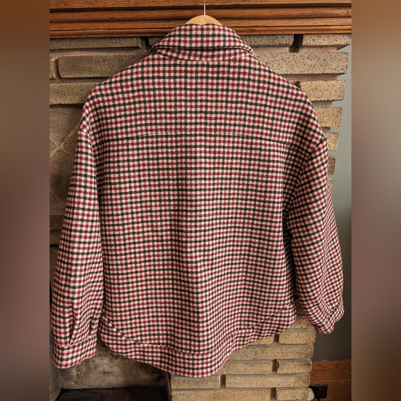 Suncoo pink and brown check jacket, size 0 - Picture 4 of 8